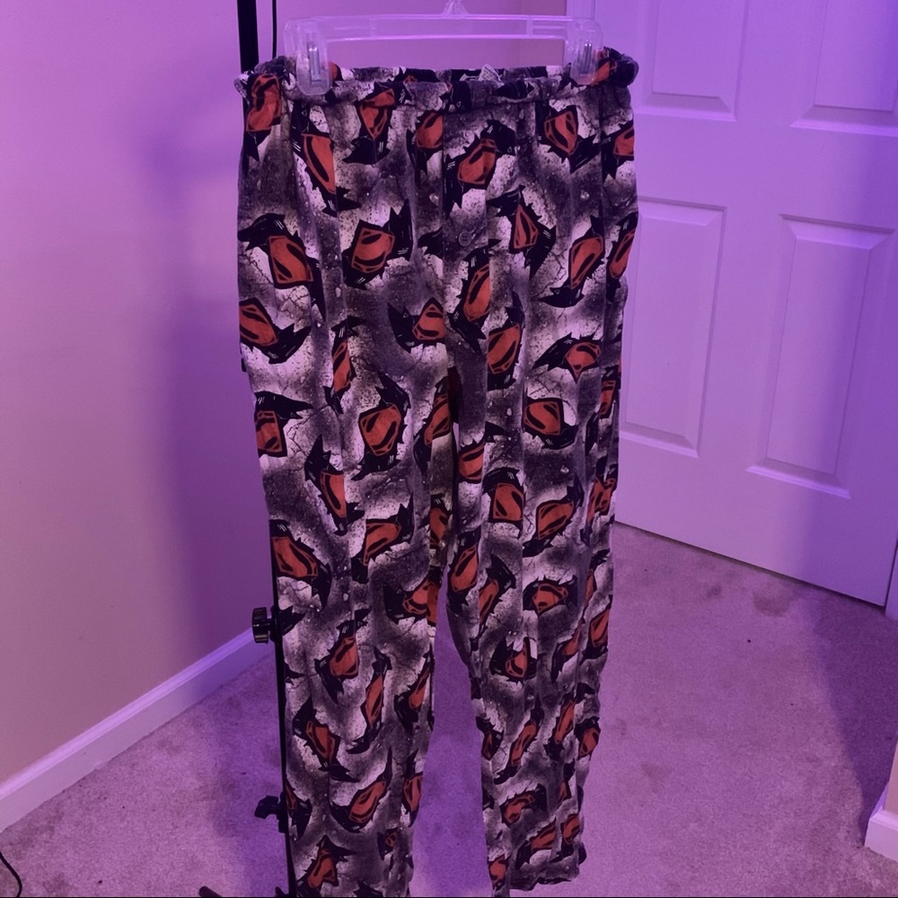 Superman Batman Pajamas Pants Long